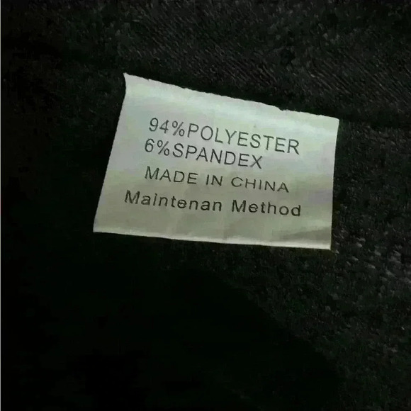 XXL LIOFER Women Top Black & Tan Trim Poly Spandex A1 - Picture 3 of 5